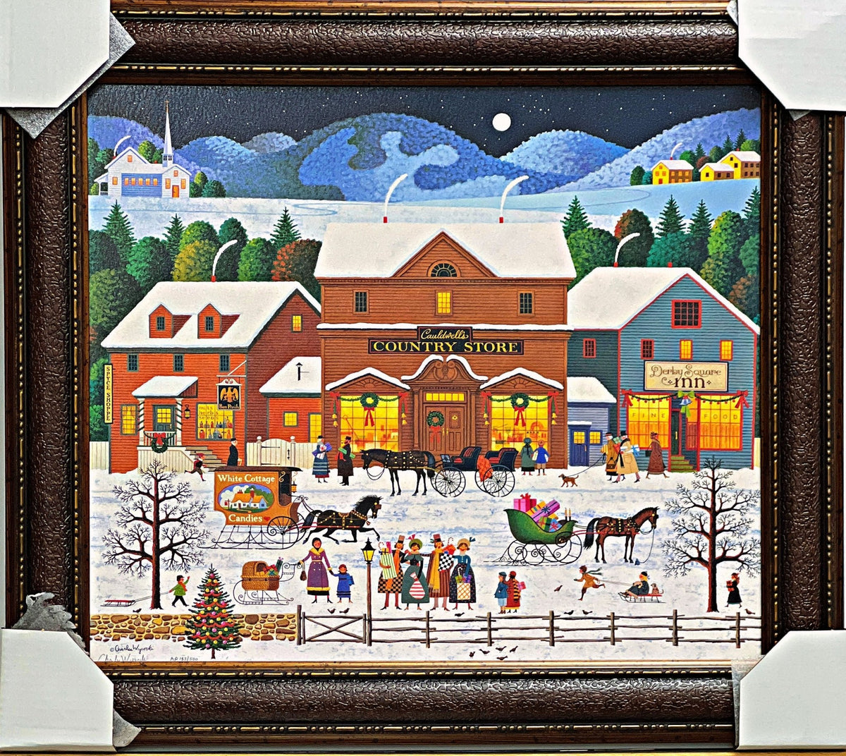 Charles Wysocki Christmas Eve Art Print-Framed