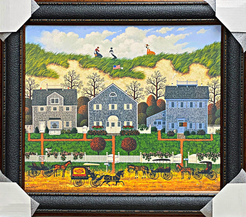 Charles Wysocki Nantuket Winds Art Print-Framed 25 x 22