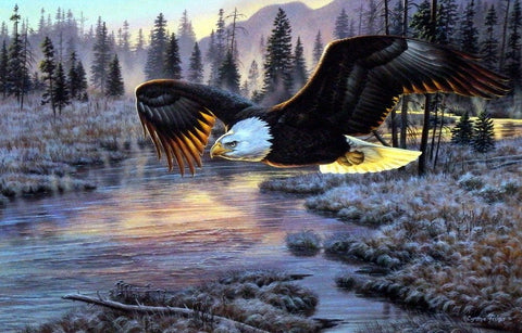 Cynthie Fisher Dawns Early Flight - 21.75"x13.5" Signed/Numbered - 21.75"x13.5" Signed/Numbered