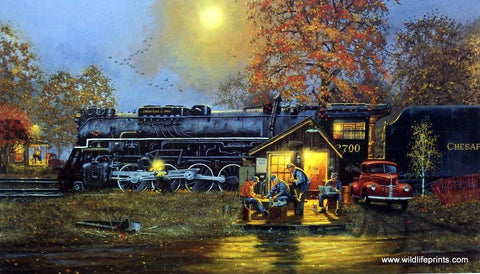 Dave Barnhouse Passing Time - 28"x16"- Signed and Numbered