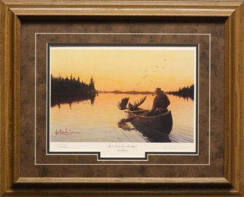 Les Kouba Moose Liver for Breakfast-Framed