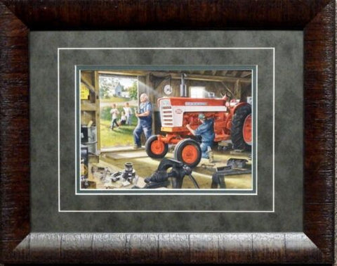Charles Freitag Red Power-Framed