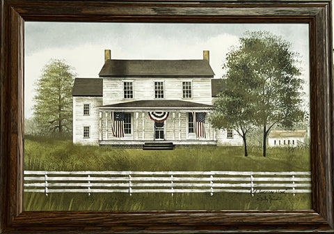 Billy Jacobs My American Home Art Print-Framed 20.5 x 14.5