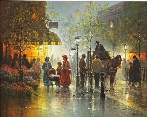 G. Harvey Limited Edition Nostalgic Art Print The Blessing (23"x18.25") w/COA