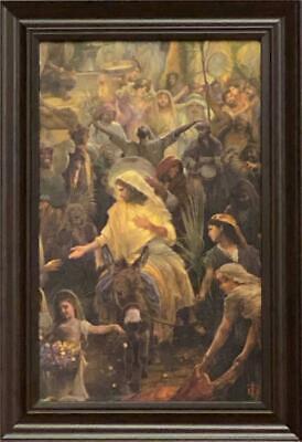 Tom Dubouis Lamb of God Religious Art Print-Framed 10 x 14.5