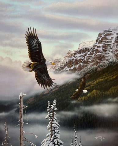 Rick Kelley Spirits of the Free Eagle Art Print 20 x 25