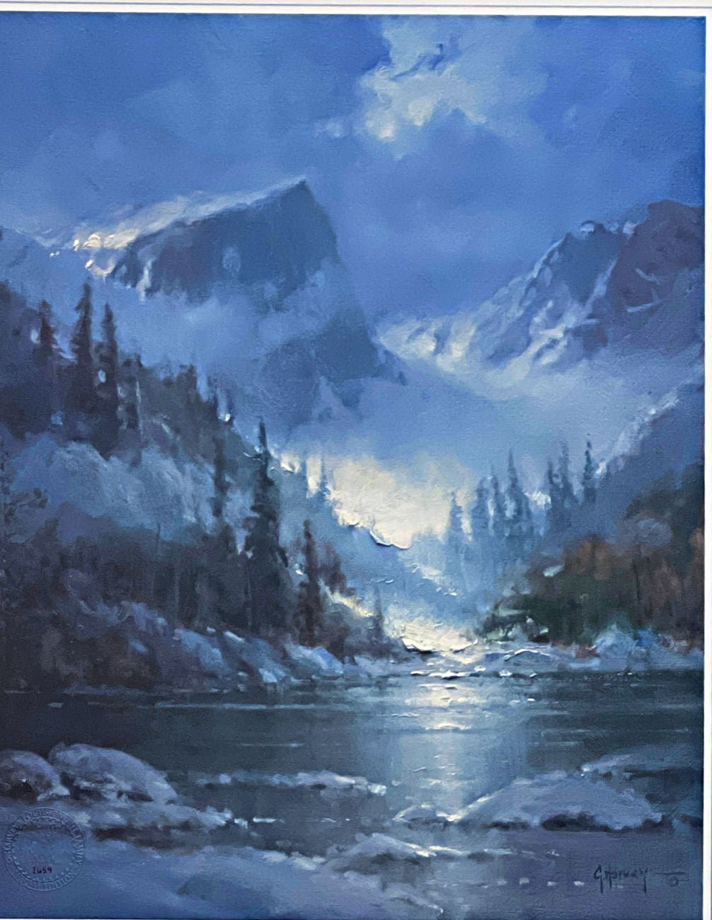 G. Harvey Inspirational Limited Edition Art Print The Heaven's Declare (16"x20") with COA
