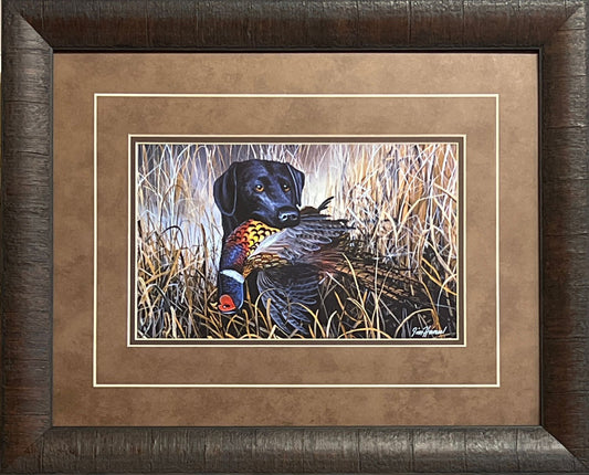 Jim Hansel Bird Season- Framed