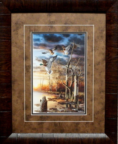 Jim Hansel Evening Splendor- Framed - 17"x21" Open Edition
