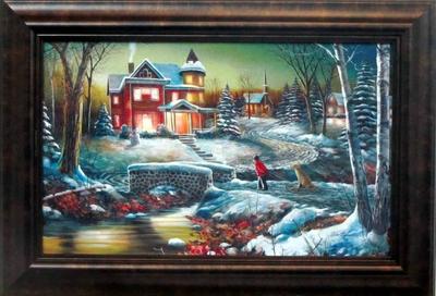 Jim Hansel Homeward bound Framed Decorator Print  14.5" x 10"