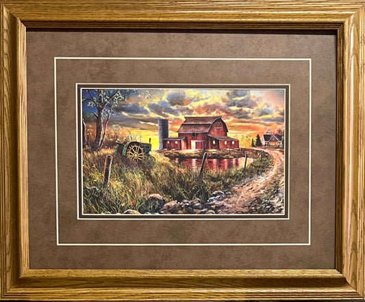 Jim Hansel Memories Past- Framed
