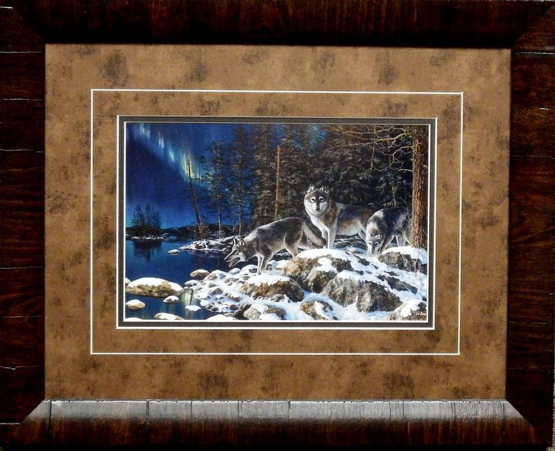 Jim Hansel Night Lights- Framed - 21"x17" Open Edition