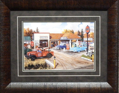 Ken Zylla Full Service- Framed - 19" x 15" Open Edition -