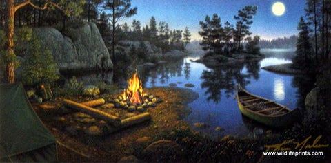 Kim Norlien Moonlight Bay - 32"x 16"- Art Print Open Edition