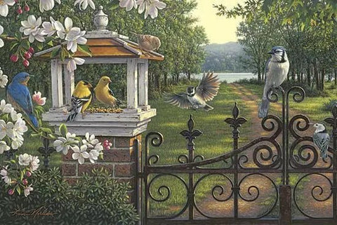 Kim Norlien The Gathering Songbird Art Print-12 x 9