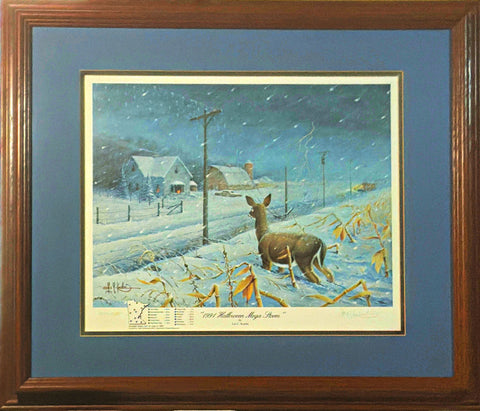 Les Kouba 1991 Halloween Mega Storm Art Print-Framed