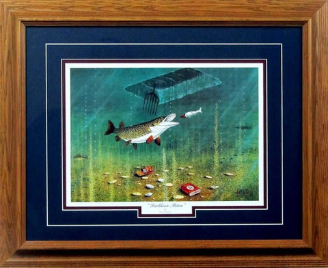 Les Kouba Darkkhouse Spearing Set of Three Framed Prints