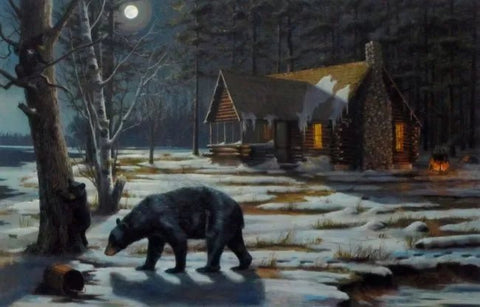 Mary Pettis Sweet Curiosity Bear Cub Art Print 16 x 12
