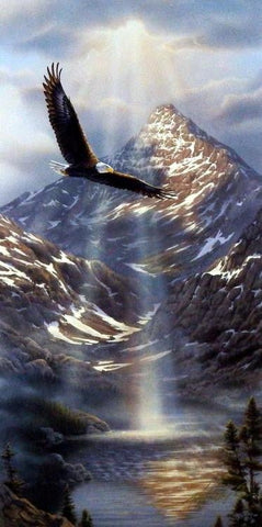 Rick Kelley Reflections of Freedom - 5.25" x 10" Signed Edition