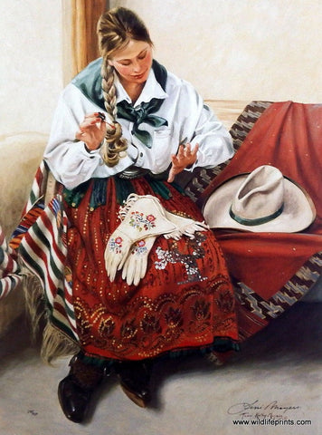 Terri Kelly Moyers The Feminine Touch - 18"x24" Open Edition