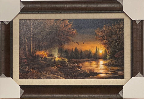 Terry Redlin "Evening Solitude" Framed 23" x 15.5"