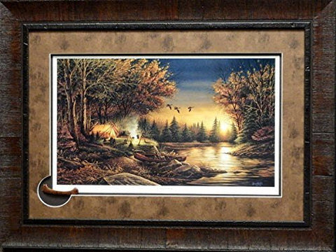 Terry Redlin Evening Solitude Framed Print with Cameo