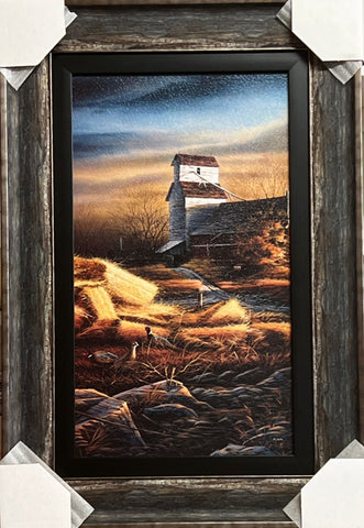 Terry Redlin Prairie Monuments Pheasant Elevator Art Print-Framed 18.5 x 27