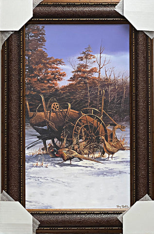 Terry Redlin Rusty Refuge Pheasant Farm Art Print-Framed 16 x 24.5