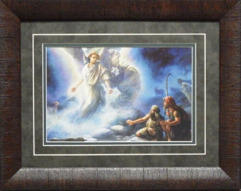 Tom Dubois Behold I Bring you good tidings of great Joy Print-Framed  19 x 15