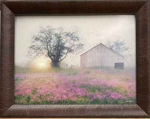 Lori Deiter Summer Sunrise Flower Farm Art Print-Framed 19 x 15