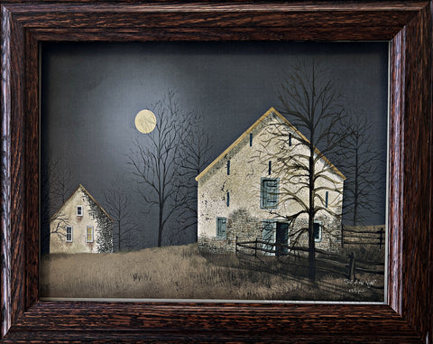 Billy Jacobs Still of the Night Full Moon Decorator Art Print 14.5 x 11.5 FREE SHIPPING