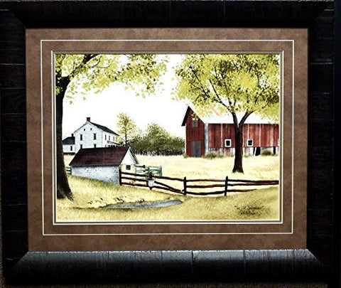 Billy Jacobs The Old Springhouse Country Art Print-Framed 23 x 19
