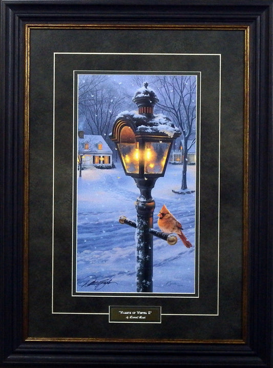 Darrell Bush Warmth of Winter II-FRAMED