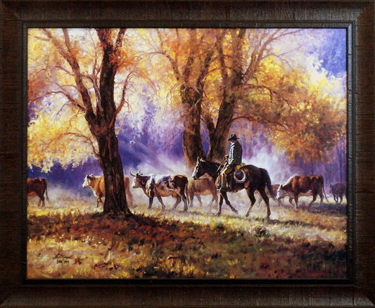Martin Grelle Autumns Gather-Framed
