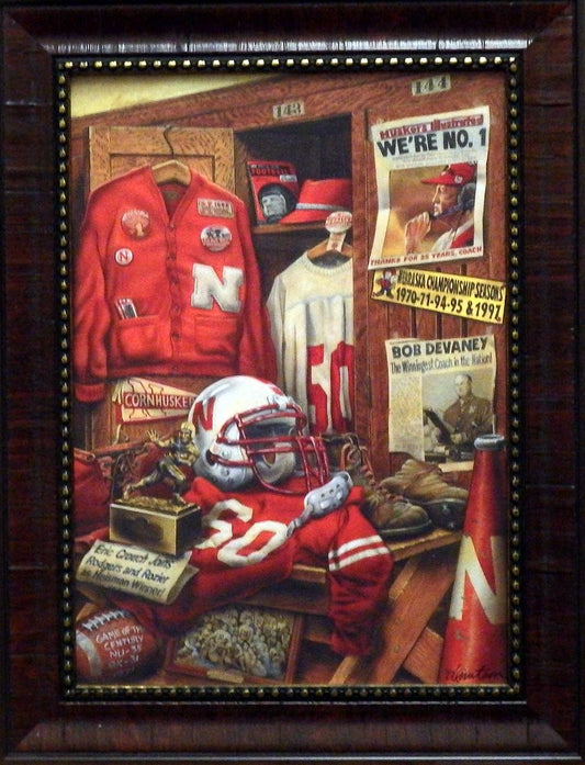 Doug Knutson A Husker Legacy-Framed