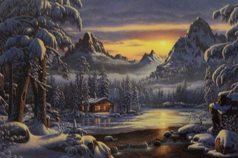 Kim Norlien Evening on Mountain Lake