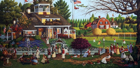 Charles Wysocki Love-Stretched Canvas