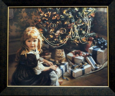 Sandra Kuck Christmas Morning-Framed
