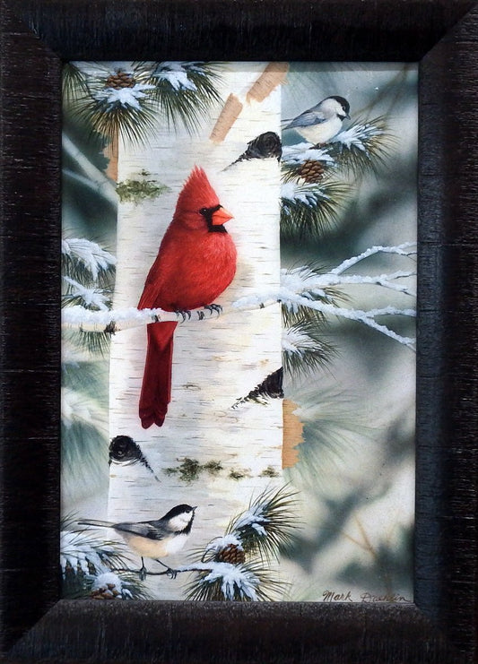 Mark Daehlin Feathered Friends I-Textured Framed Print