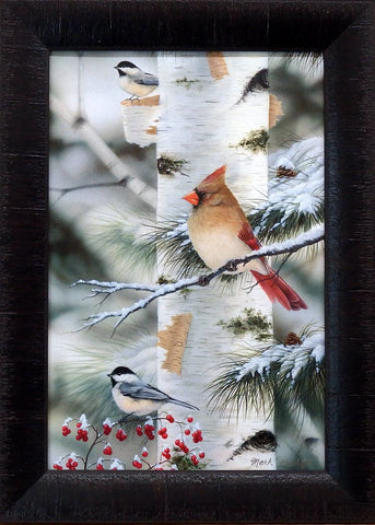 Mark Daehlin Feathered Friends II-Textured Framed Print
