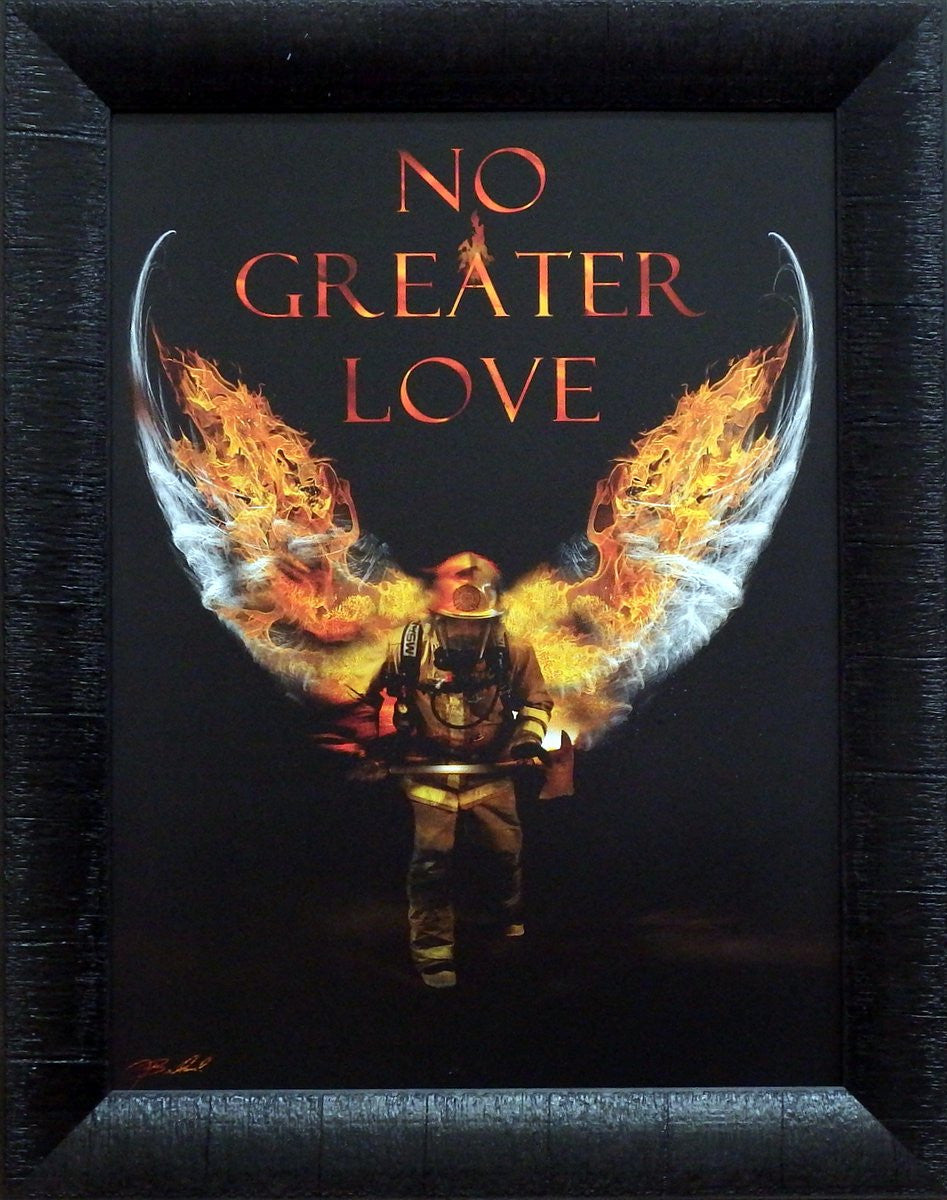 Jason Bullard No Greater Love-Framed
