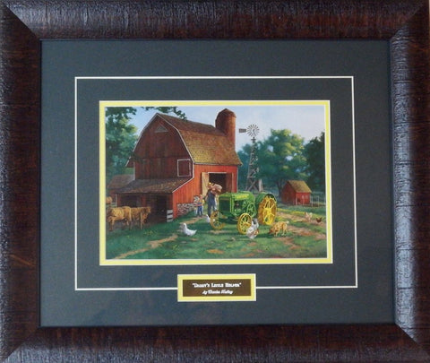 Charles Freitag Daddy's Little Helper-Framed