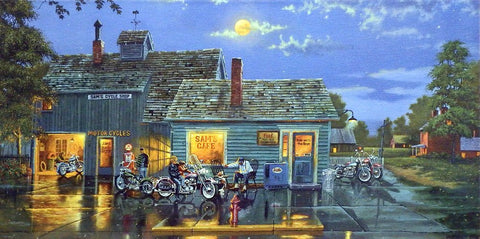 Dave Barnhouse Sam's Cafe Canvas