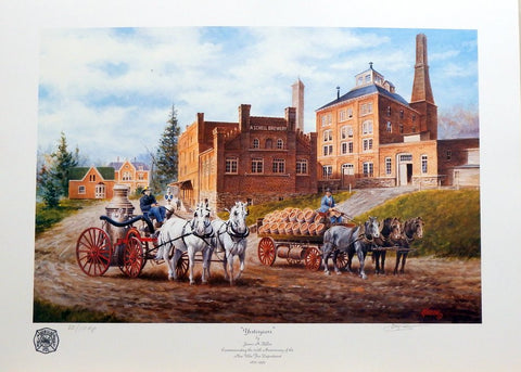 James Killen Yesteryears New Ulm Fire Dept Print