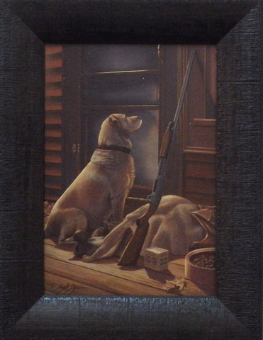Scot Storm Opening Day Yellow Lab-Framed