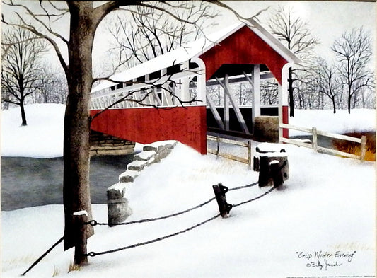 Billy Jacobs Crisp Winter Evening Print