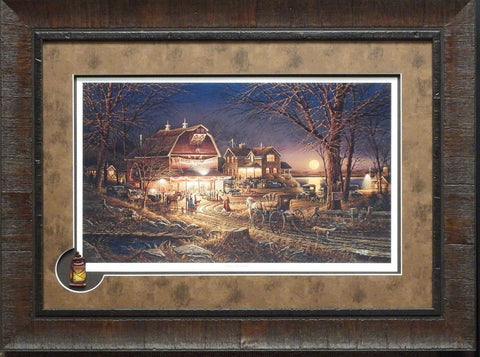 Terry Redlin Harvest Moon Ball Framed Print with Cameo