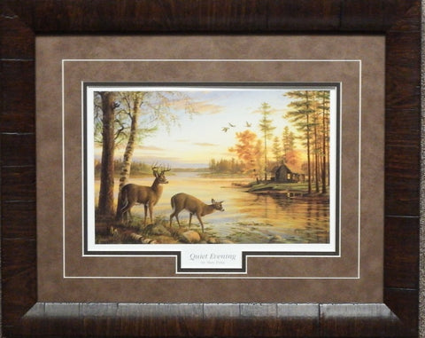 Mary Pettis Quiet Evening Deer Print-Framed