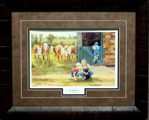 Mary Pettis Let Me See Too Framed Print