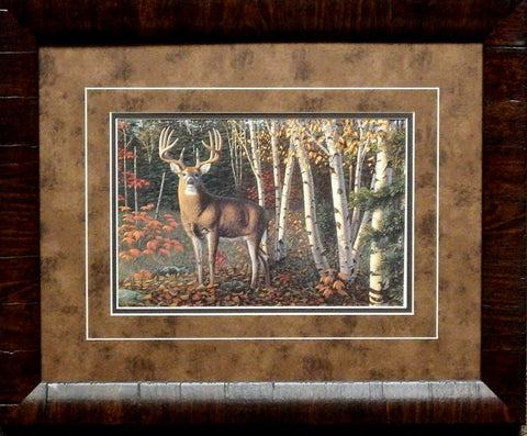 Kim Norlien Autumn Sentinel Deer Print-Framed